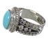 Turquoise Authentic Sterling Silver Southwest Ring Size 7-1/4 QX83742